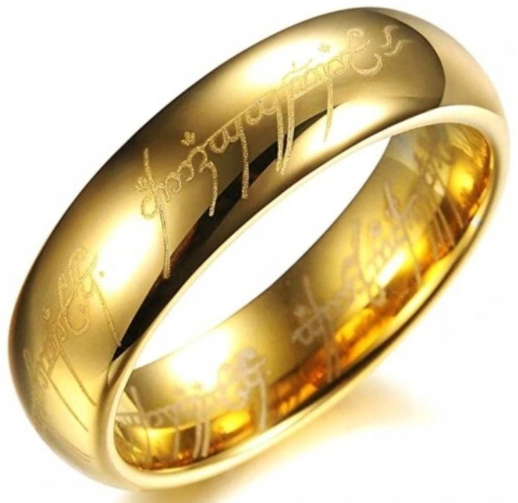 Obrączka Złota Władca Pierścieni Lord of the Rings