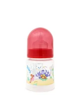 Butelki dla niemowląt - Poupy Poupy, Butelka do karmienia z szeroką szyjką, 0m+, Czerwona, 150 ml - miniaturka - grafika 1