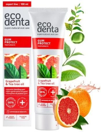 Pasta do zębów GUM PROTECTION Wrażliwe Dziąsła BEZ FLUORU 100ml ECODENTA