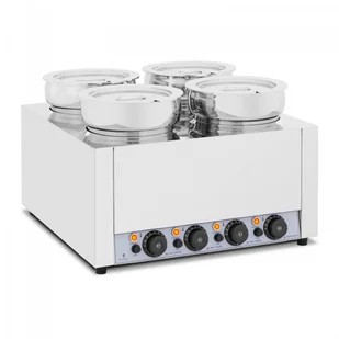 Stacja do zup - 4 x 7 l - 2000 W - połysk - Royal Catering RC_BM_04 - Inne urządzenia gastronomiczne - miniaturka - grafika 1