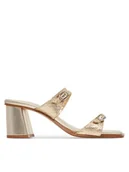 Klapki i japonki damskie - Aldo Klapki Maymay 14028463 Złoty - miniaturka - grafika 1