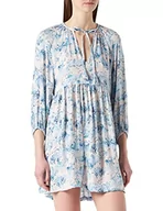 Sukienki - women'secret Sukienka damska Tunic, Z nadrukiem, turkus, L - miniaturka - grafika 1