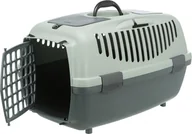 Sprzęt podróżny i transportery dla psów - Trixie Trixie Be Eco Capri transporter S 40 x 38 x 61 cm antracyt szaro zielony - miniaturka - grafika 1