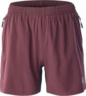 Spodnie sportowe męskie - IQ Męskie spodenki krótkie treningowe siłownia bieganie IQ Olpu bordowe rozmiar S - miniaturka - grafika 1