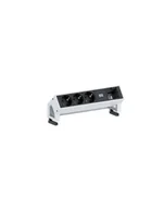 Listwy zasilające - Bachmann DESK 2 902.200 black white 1x custom module 2 power strip - miniaturka - grafika 1
