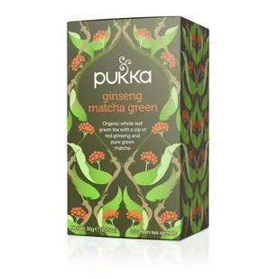 Pukka - herbaty PUKKA Ginseng Matcha Green 20 saszetek - Soki i herbatki dla dzieci - miniaturka - grafika 2