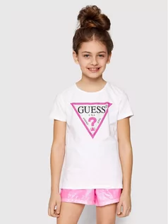 Koszulki dla chłopców - Guess T-Shirt J1YI35 K6YW1 Biały Regular Fit - grafika 1