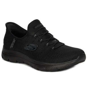 Skechers Sneakersy damskie Slips-Ins Black wsuwane czarne-38 - Sneakersy damskie - miniaturka - grafika 1