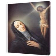 Ikony i obrazy sakralne - Obraz religijny na płótnie Święta Rita - miniaturka - grafika 1
