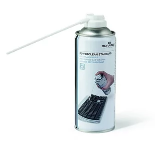 Durable 579619 POWERCLEAN sprężone powietrze 400 ml przezroczysty szt. - Środki i akcesoria czyszczące do komputerów - miniaturka - grafika 2