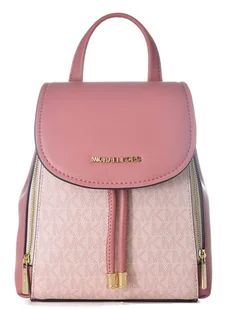 Michael Kors Skórzany plecak w kolorze szaroróżowym - 17 x 20 x 9 cm - Torebki damskie - miniaturka - grafika 1