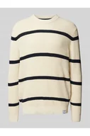 Swetry męskie - Sweter z dzianiny z okrągłym dekoltem model Cairo - Pepe Jeans - miniaturka - grafika 1