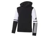 Swetry dla chłopców - adidas Bluza dziecięca z kapturem (Czarny, 140) - miniaturka - grafika 1