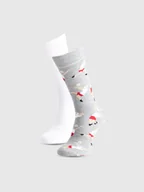 Skarpetki męskie - 4F Skarpety casual za kostkę (2-pack) uniseks - multikolor 35-38 - miniaturka - grafika 1