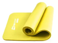 Maty do ćwiczeń - Hop-Sport Mata HS-N015GM 1,5cm żółta - miniaturka - grafika 1