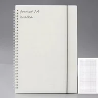 Szkolne artykuły papiernicze - Zeszyt Notes Planner Kratka Na Spirali A4 80 Kartkowy - miniaturka - grafika 1