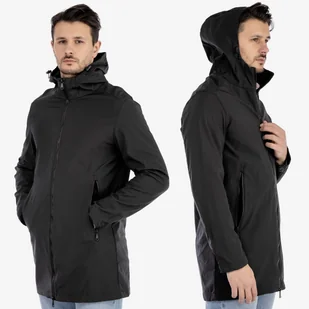 Kurtka Męska Przejściowa Softshell Czarna Frilivin DL079-1 M Czarny - Kurtki męskie - miniaturka - grafika 1