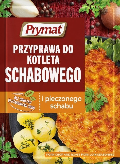 Prymat Przyprawa do kotleta schabowego i pieczoego schabu 25 x 20 g