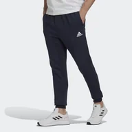 Spodnie sportowe męskie - Spodnie dresowe męskie adidas Essentials Fleece Regular Tapered - miniaturka - grafika 1