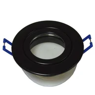 Lampy sufitowe - Oprawa sufitowa Quatro IP54 czarna aluminium - miniaturka - grafika 1