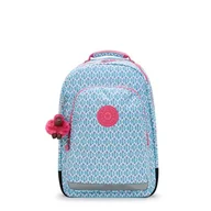 Plecaki - Kipling Class Room, Średni Plecak, 24 x 29 x 43 cm, Dreamy Geo C (Niebieski) - miniaturka - grafika 1