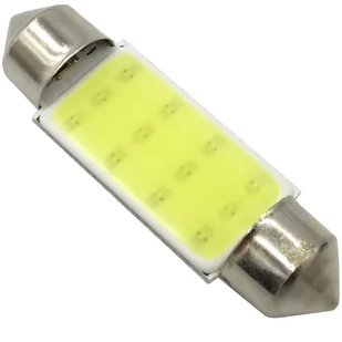 Dioda LED C5W 39mm COB rurka 12V biała rurkowa - Żarówki samochodowe - miniaturka - grafika 1