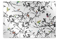 Podnóżki, podpórki, podkładki - Podkładka pod krzesło obrotowe Ptaki i Gałęzie 140x100 cm - miniaturka - grafika 1