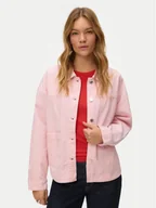 Koszule damskie - Vero Moda Koszula jeansowa Jamie 10331693 Różowy Relaxed Fit - miniaturka - grafika 1