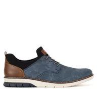 Półbuty męskie - Półbuty Rieker 14450-14 Granatowy - miniaturka - grafika 1