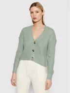 Swetry damskie - Only Kardigan Carol 15211521 Zielony Relaxed Fit - miniaturka - grafika 1