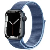 Akcesoria do smartwatchy - Apple Crong Nylon - Pasek sportowy do Watch 42/44mm (Ocean Blue) - miniaturka - grafika 1