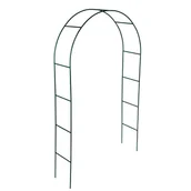 Pozostałe ozdoby ogrodowe - Pergola ogrodowa metalowa 140x37x240cm z łukiem DLH - miniaturka - grafika 1