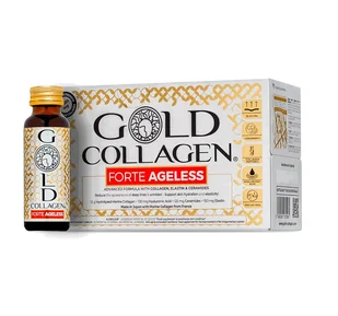 Gold Collagen Forte Ageless EN 50 ml x 10 Suplement diety o działaniu Anti-Age - Suplementy diety - miniaturka - grafika 1