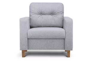 Fotel KONSIMO Eriso, jasnoszary, 80x75x75 cm - Fotele Fotel KONSIMO Eriso, jasnoszary, 80x75x75 cm - Fotele - miniaturka - grafika 1