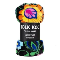 Koce - Koc, Folkstar, 150x200,  łowicki, czarny - miniaturka - grafika 1