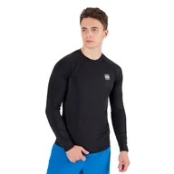 Kimona, stroje i obuwie - Rashguard longsleeve męski Pitbull Performance Small Logo czarny 972202900001 XL - miniaturka - grafika 1