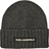 Czapki dla dzieci - Karl Lagerfeld Kids Czapka | z dodatkiem wełny - miniaturka - grafika 1