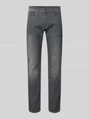 Spodnie męskie - Jeansy o kroju regular fit z 5 kieszeniami model ‘Lyon’ - miniaturka - grafika 1