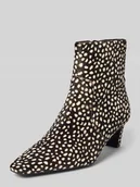 Botki damskie - Sztyblety z naturalnej skóry bydlęcej - miniaturka - grafika 1