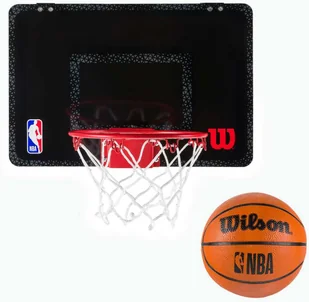 Wilson Mini tablica NBA Forge Team Hoop czarna - WTBA3001FRGNBA - Koszykówka - miniaturka - grafika 1