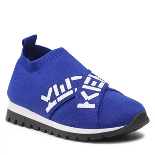 Buty dla dziewczynek - Kenzo Sneakersy KIDS - K29026 Blue 829 - grafika 1