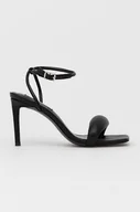 Sandały damskie - Steve Madden sandały Entice kolor czarny - miniaturka - grafika 1
