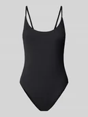 Stroje kąpielowe - Kostium kąpielowy z prążkowaną fakturą - miniaturka - grafika 1