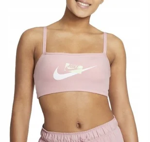 S Biustonosz Sportowy Nike Różowy Stanik na trening CZ4474-630 - Biustonosze - miniaturka - grafika 1