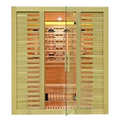 Sauny - Sauna na podczerwień kamień solny + turmaliny 180X160X200CM MO-RL4ST XL Infrared Mazur - miniaturka - grafika 1