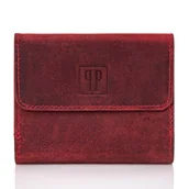Portfele - Mały portfel damski skórzany paolo peruzzi t-11-rd - miniaturka - grafika 1