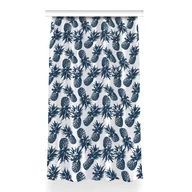 Zasłony - Zasłona przelotki Szare ananasy do salonu 150x260, Fabricsy - miniaturka - grafika 1