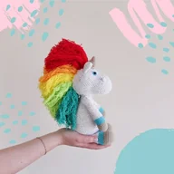 Maskotki i pluszaki - Tęczowy jednorożec - miniaturka - grafika 1