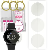 Akcesoria do smartwatchy - 3x Folia hydrożelowa MATOWA do Fossil FTW4025 Gen 5 - apgo Smartwatch Hydrogel MATTE Protection Ochrona na ekran smartwatcha - miniaturka - grafika 1
