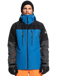 Quiksilver Kurtka narciarska w kolorze niebieskim - Kurtki narciarskie - miniaturka - grafika 1